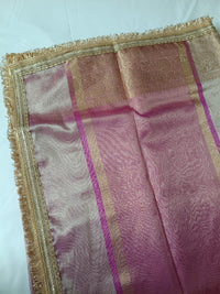 Mauve Mist Banarasi Glass Tissue Saree  By Ethnic Dori